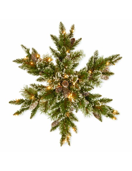 GLITTERY PINE SNOWFLAKE (FIOCCO DI NEVE)