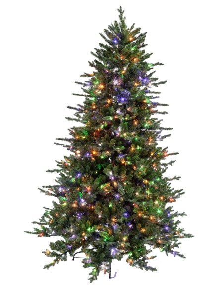 POLY RED ROCK SPRUCE PRELIT
