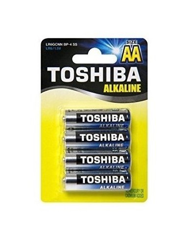 BATTERIE TOSHIBA LR6 AA-4 ALK.STILO