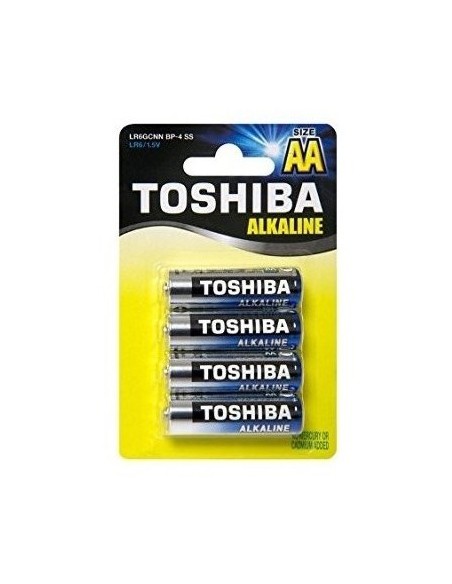 BATTERIE TOSHIBA LR6 AA-4 ALK.STILO
