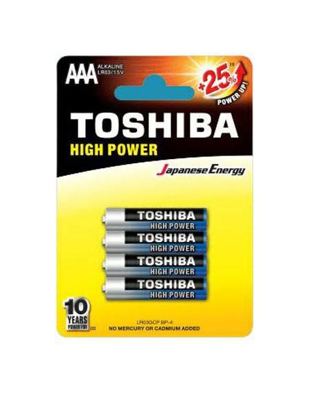 BATTERIE TOSHIBA LR03 AAA AL.M/STILO