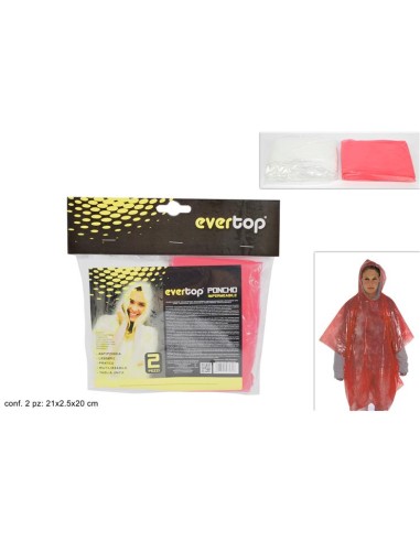 07131 PONCHO IMPERMEABILE SET 2 pz.