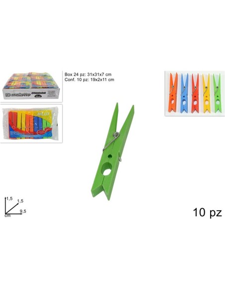 37808 MOLLETTA PLASTICA 10 pz.