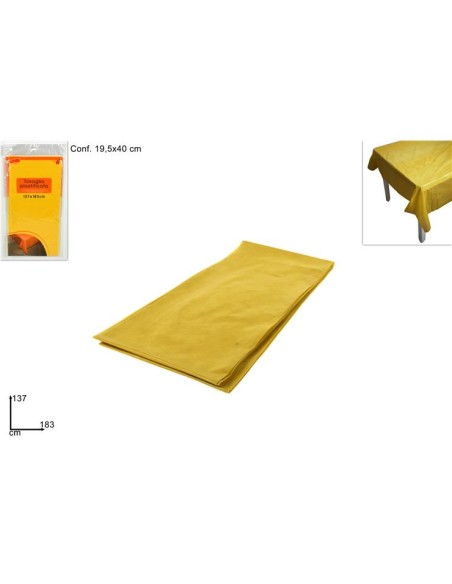 42199 TOVAGLIA PLAST.GIALLO 137x183