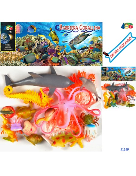51359 BUSTA PESCI BARRIERA CORALLINA