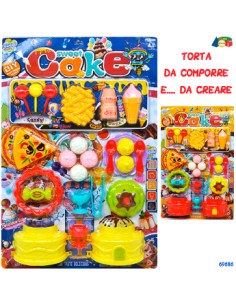 69686 SET DOLCI CON TORTA E ACC.