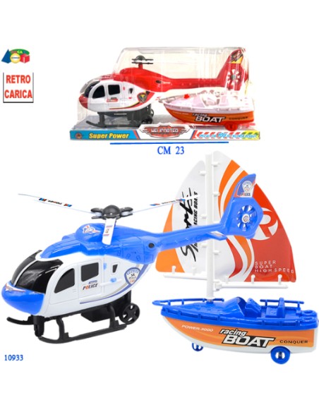 10933 ELICOTTERO RC+BARCA A VELA