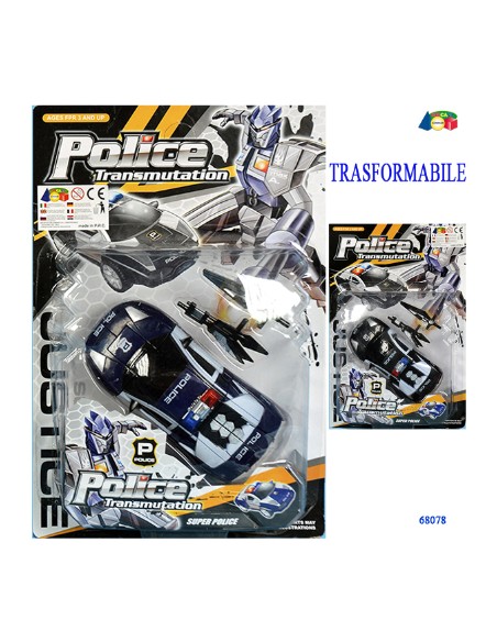 68078 SET TRASFORMABILE AUTO POLIZIA